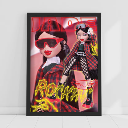 Bratz Print - Club Bratz Jade Rockin' Poster Wall Art