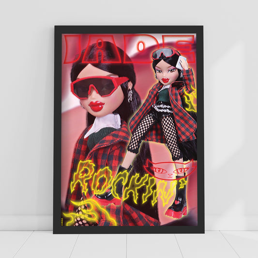 Bratz Print - Club Bratz Jade Rockin' Poster Wall Art
