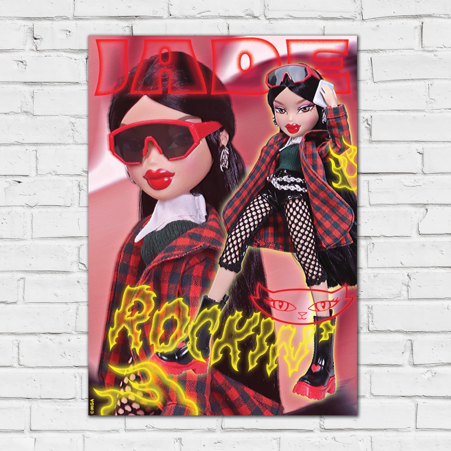 Bratz Print - Club Bratz Jade Rockin' Poster Wall Art