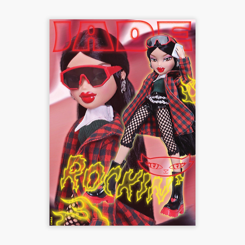 Bratz Print - Club Bratz Jade Rockin' Poster Wall Art