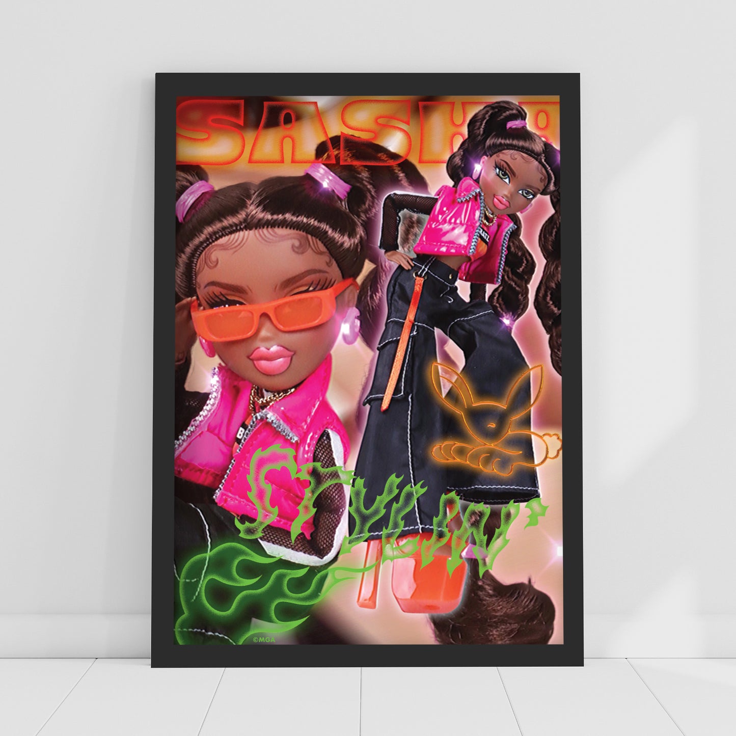 Bratz Print - Club Bratz Sasha Stylin' Poster Wall Art