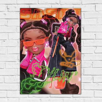 Bratz Print - Club Bratz Sasha Stylin' Poster Wall Art