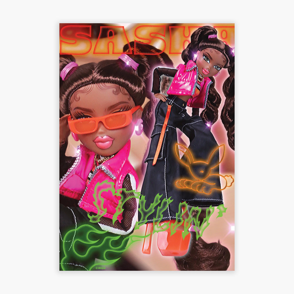 Bratz Print - Club Bratz Sasha Stylin' Poster Wall Art