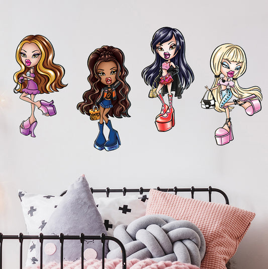 Bratz Wall Sticker - Goin Out 4 Dolls Decal Set Wall Art