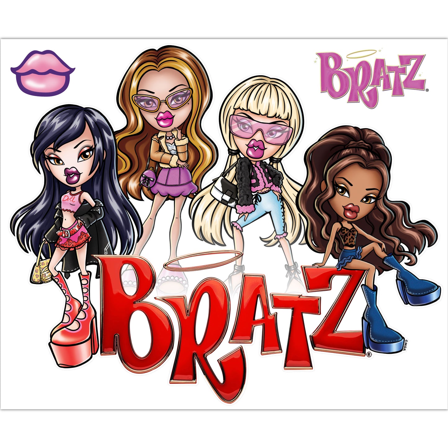 Bratz Wall Sticker - Goin Out Group Wall Art