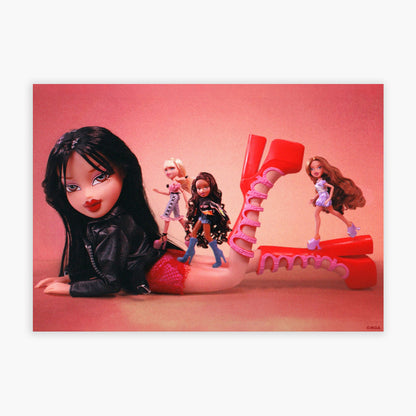 Bratz Print - Goin Out Jade Lay Down Heel Poster Wall Art