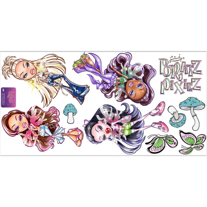 Bratz Wall Sticker - Pixiez 4 Dolls Decal Set Wall Art