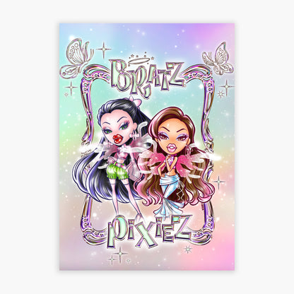 Bratz Print - Pixiez Jade And Yasmin Poster Wall Art