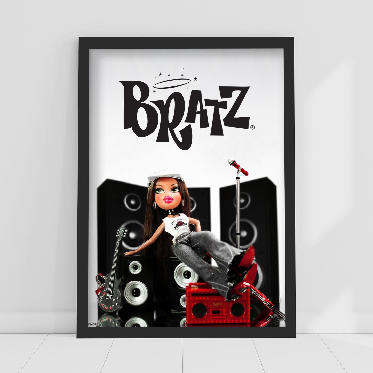 Bratz Print - Rock Angelz Yasmin Sat On Speaker Poster Wall Art