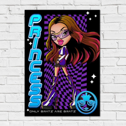 Bratz Print - Scorchin' Yasmin Princess Poster Wall Art