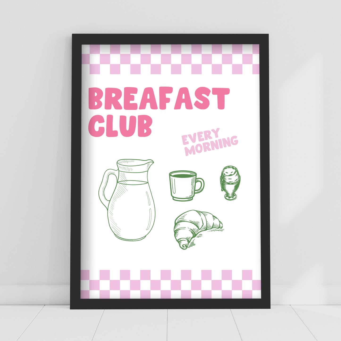 Kitchen Print - Breakfast Club Poster Wall Art