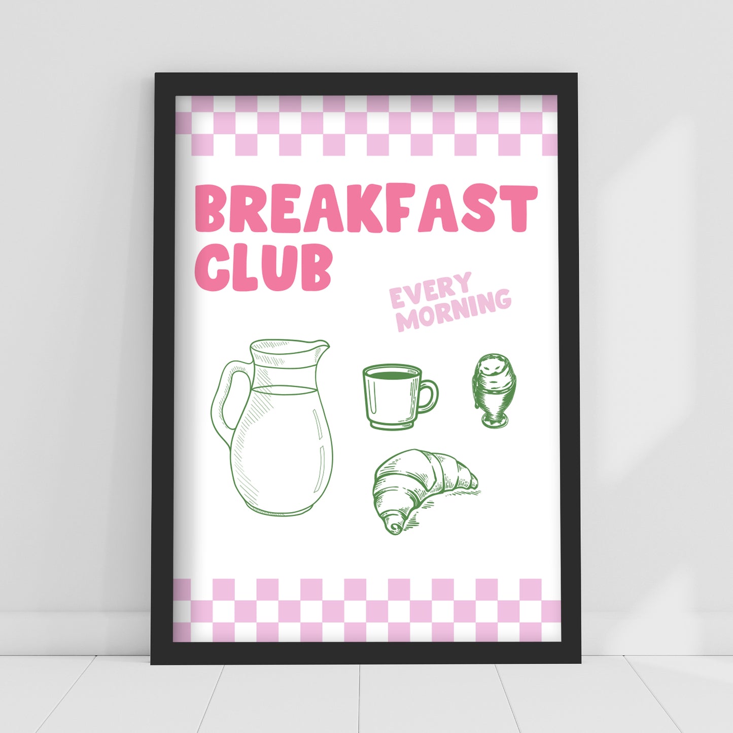 Kitchen Print - Breakfast Club Poster Wall Art
