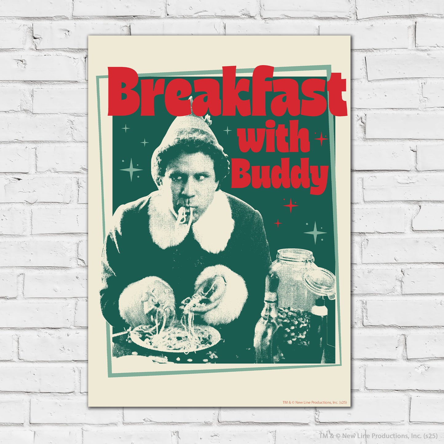 Elf Print – Breakfast With Buddy Poster Wall Art