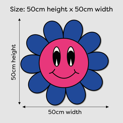 Bright Flower LED Backlit Wallpop