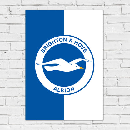 Brighton and Hove Albion FC Print - Crest Poster
