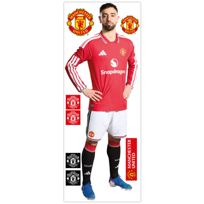 Manchester United FC Wall Sticker - Bruno Fernandes 26/27 Player Wall Decal