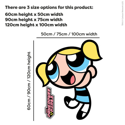 Powerpuff Girls Wall Sticker  –  Bubbles Border Decal Superhero Wall Art