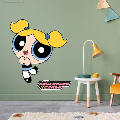 Powerpuff Girls Wall Sticker  –  Bubbles Decal Superhero Wall Art