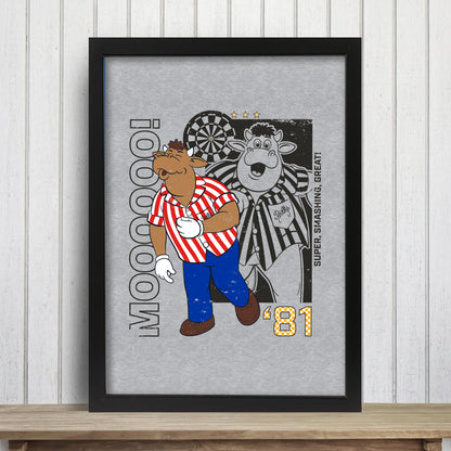 Bullseye Darts Print - Bully 81 Poster