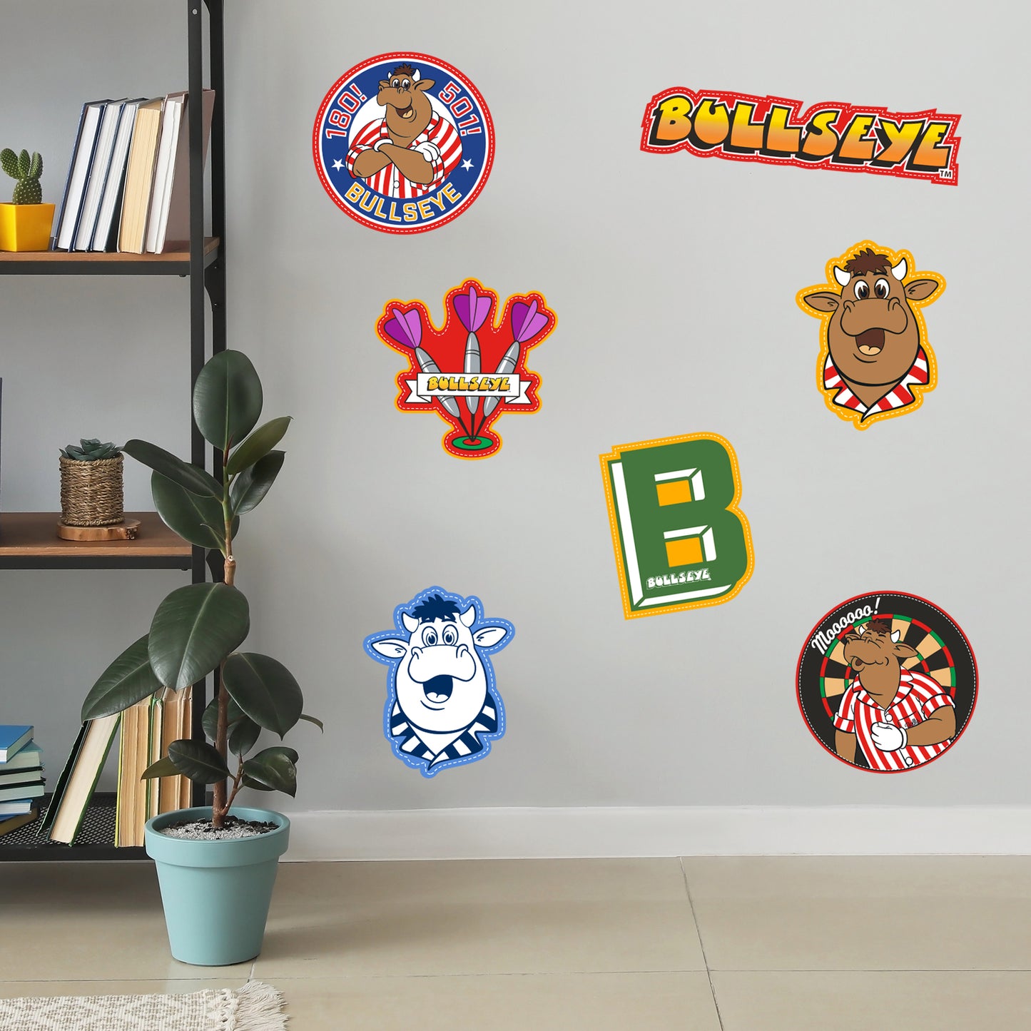 Bullseye Wall Sticker - Bully Badges Wall Sticker Set