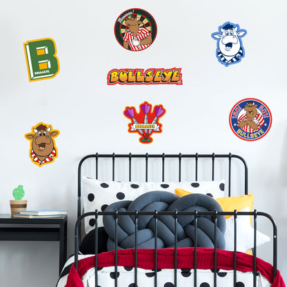 Bullseye Wall Sticker - Bully Badges Wall Sticker Set