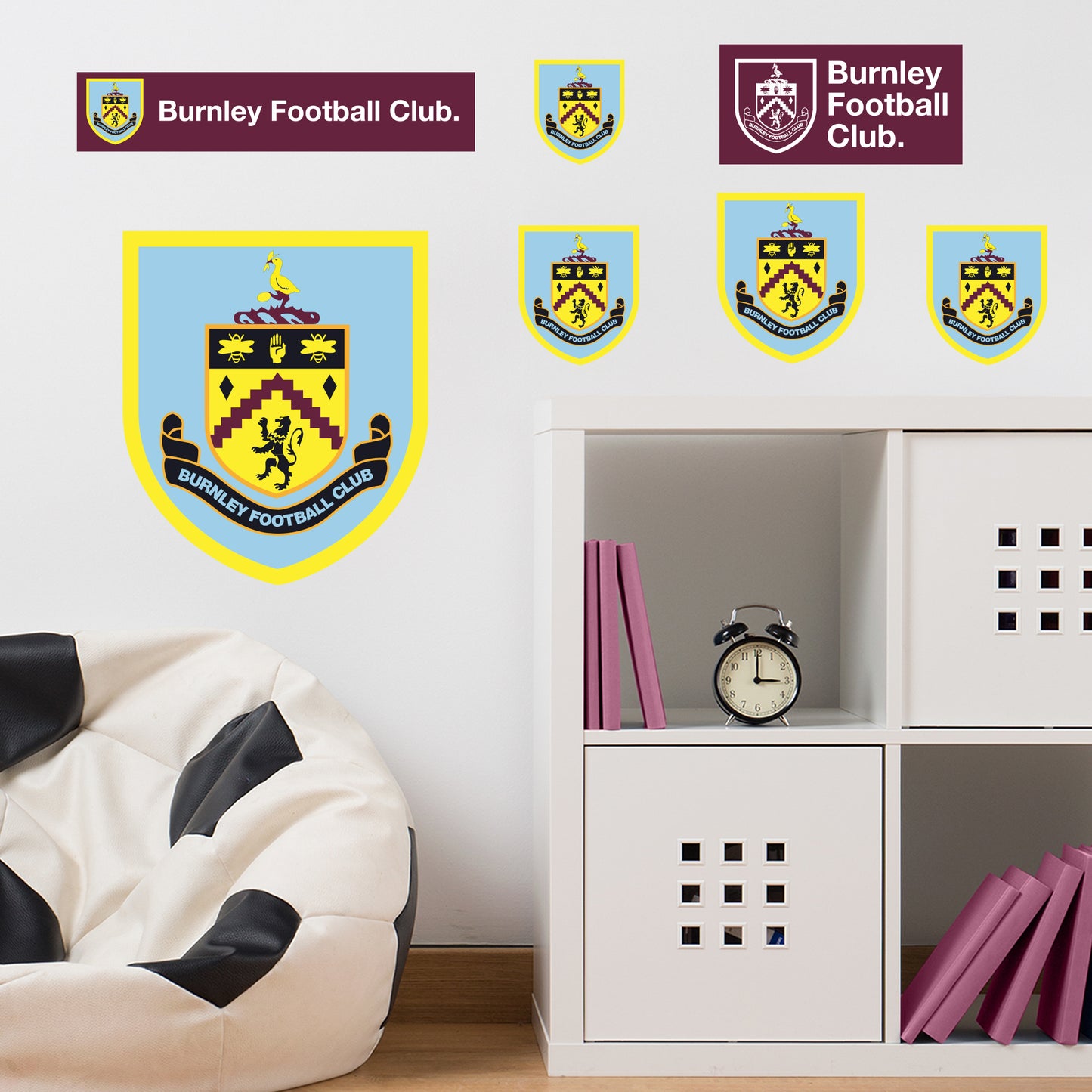 Burnley Football Club - Decal Sticker Set