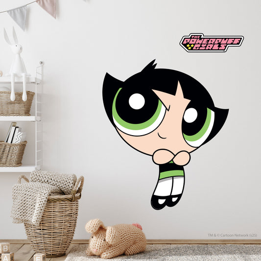 Powerpuff Girls Wall Sticker  –  Buttercup Decal Superhero Wall Art