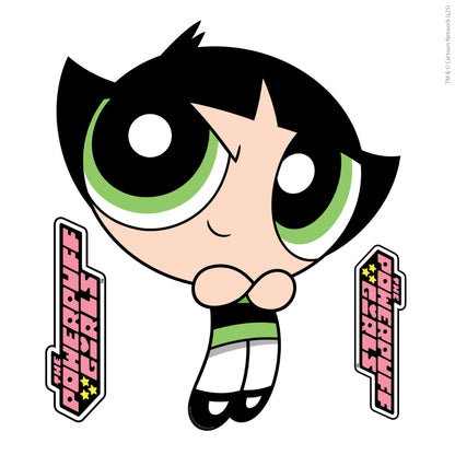 Powerpuff Girls Wall Sticker  –  Buttercup Decal Superhero Wall Art
