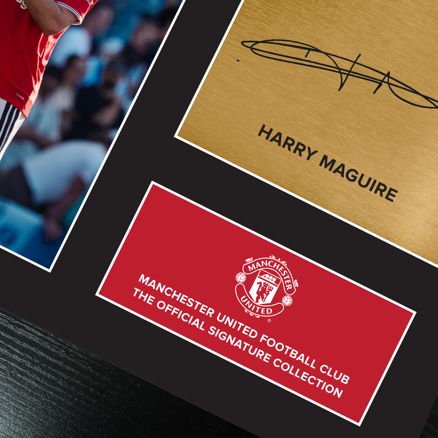 Manchester United Signature Collection Mounted Print – Harry Maguire Replica Signed Photo