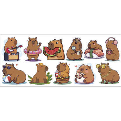 Capybara Wall Sticker - Capybara Decal Set Wall Sticker