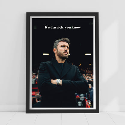 Manchester United FC Print - It's Carrick, you know Poster