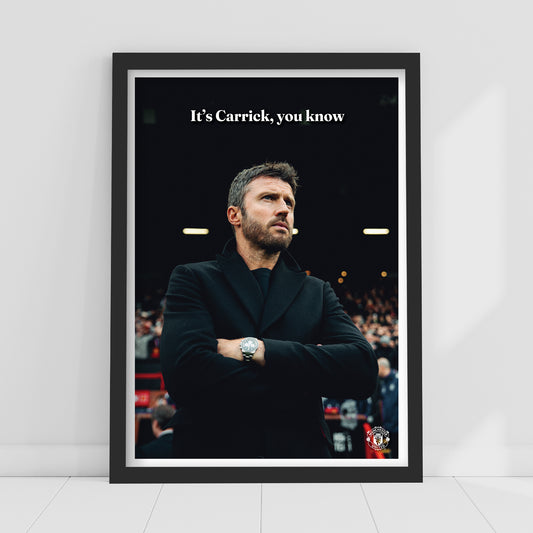 Manchester United FC Print - It's Carrick, you know Poster