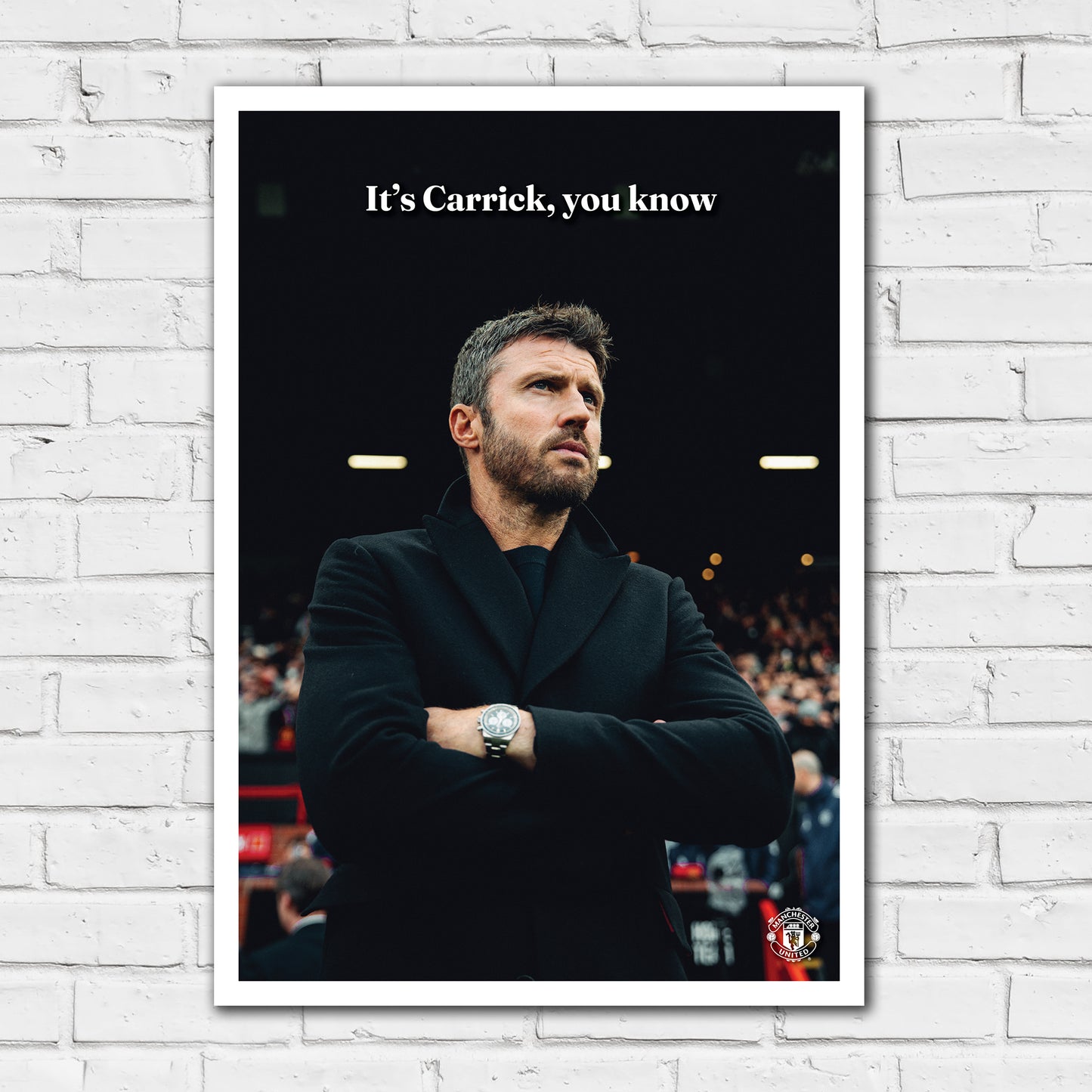 Manchester United FC Print - It's Carrick, you know Poster
