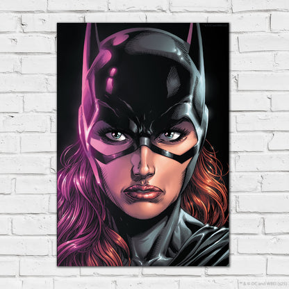Batman Print – Catwoman Purple Glow Poster DC Superhero Art