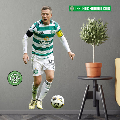 Celtic FC Wall Sticker - McGregor 25/26 Action Player Wall Decal Football Art