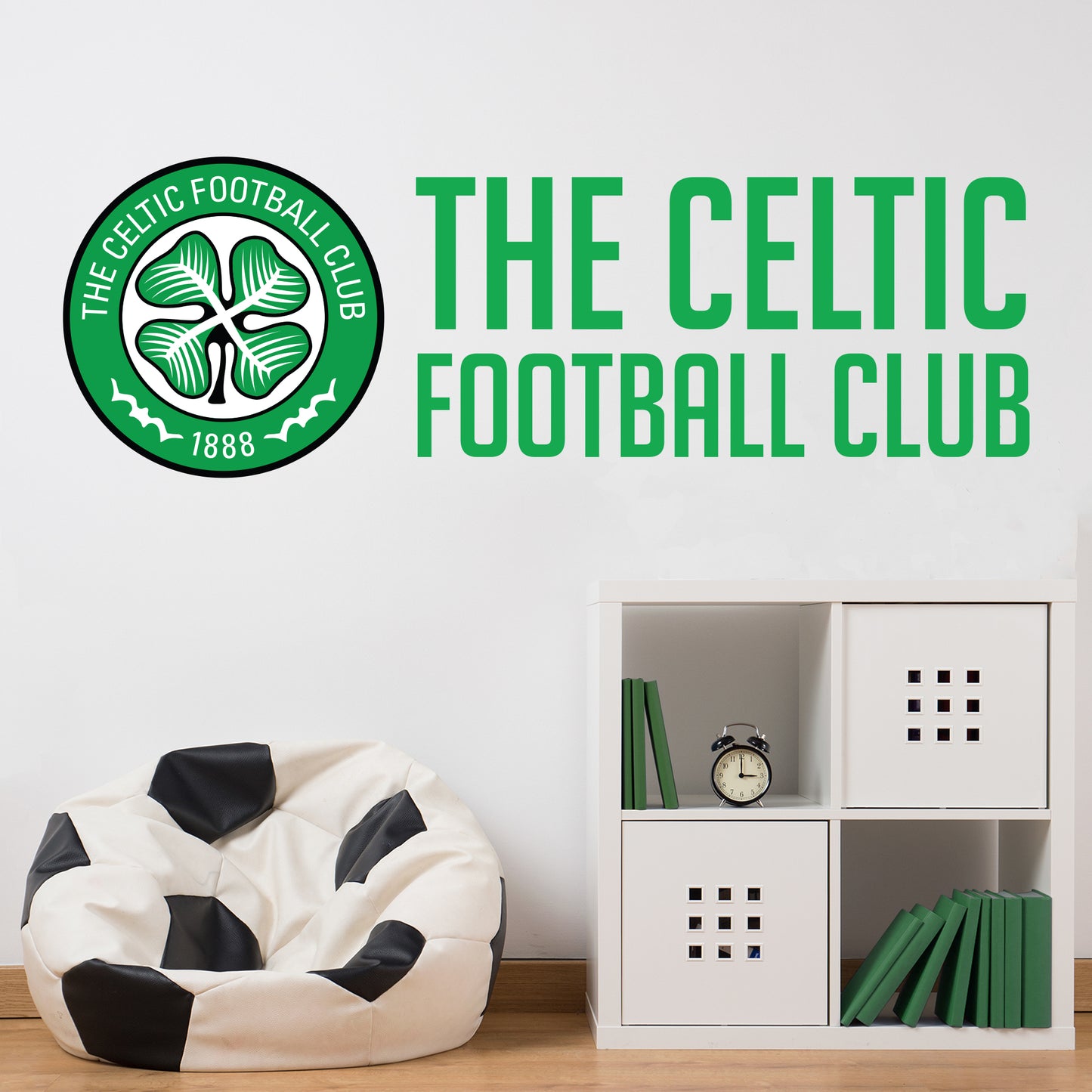 Celtic Football Club - Crest & Club Name Wall Sticker