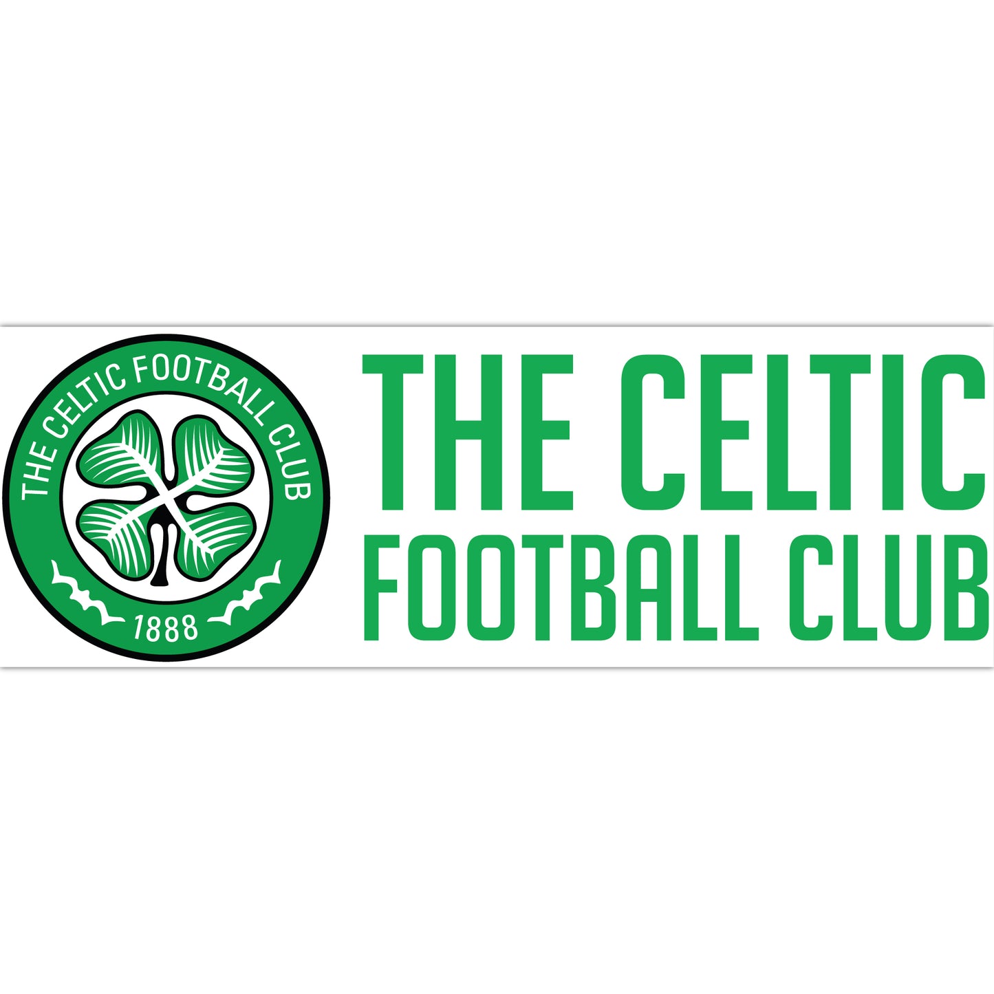 Celtic Football Club - Crest & Club Name Wall Sticker