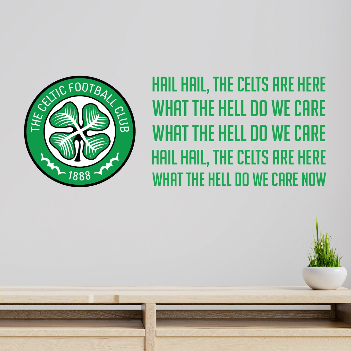 Celtic Football Club Crest & Celts Song