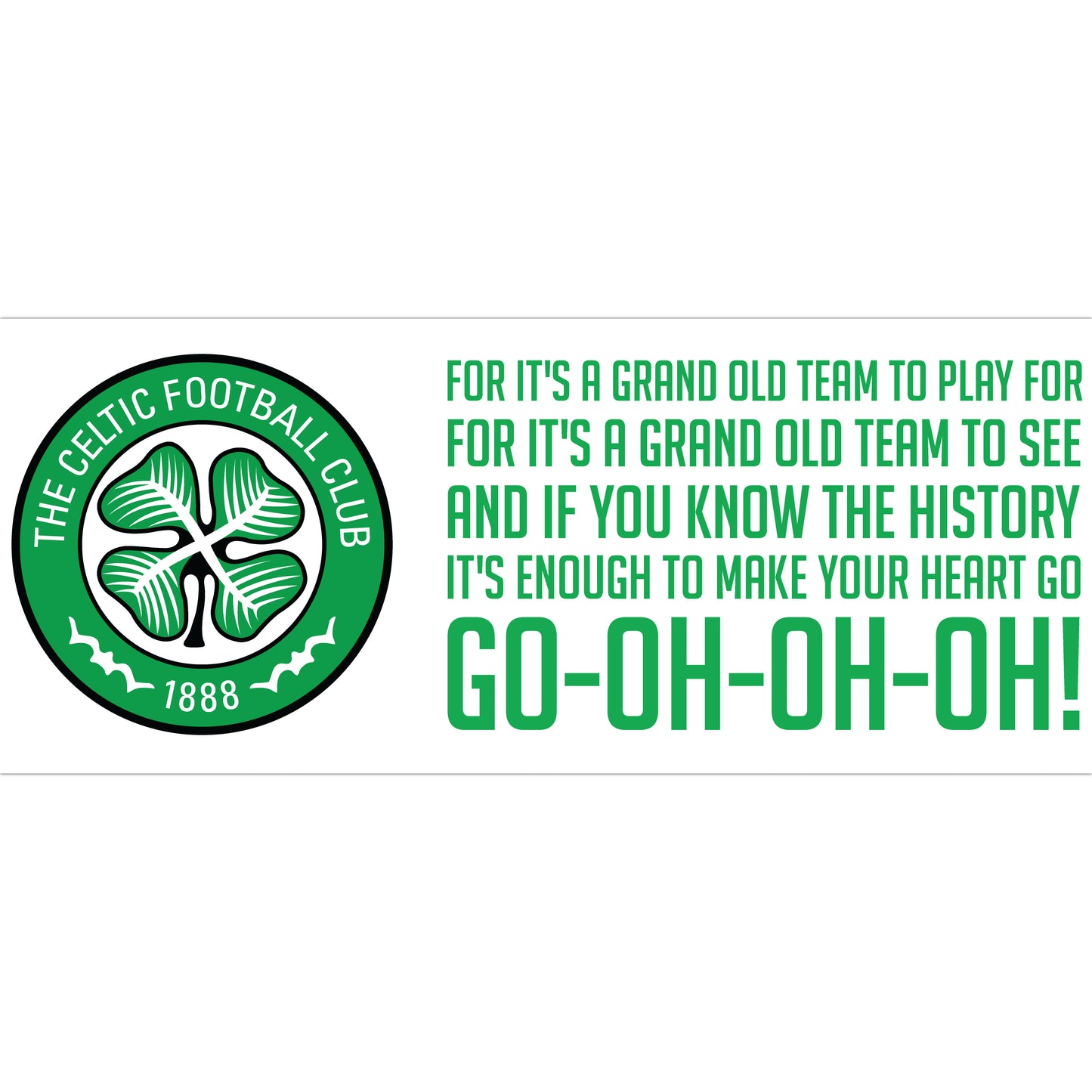 Celtic Football Club - Crest & Grand Old Team Song