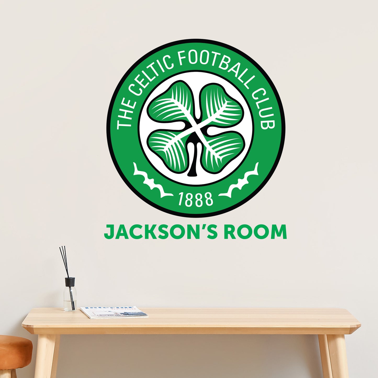 Celtic Football Club - Personalised Crest & Name