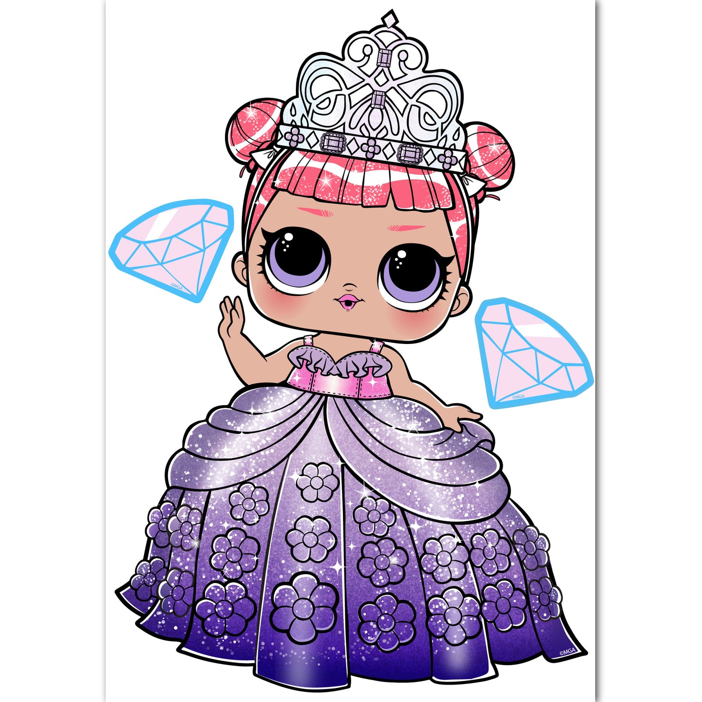 L.O.L Surprise! Wall Sticker - Reign Geek Centre Stage Wall Art