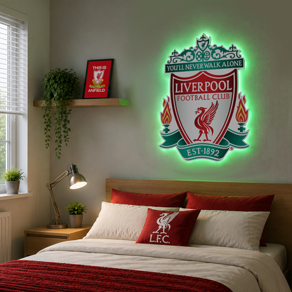 Liverpool Crest LED Backlit WallLite