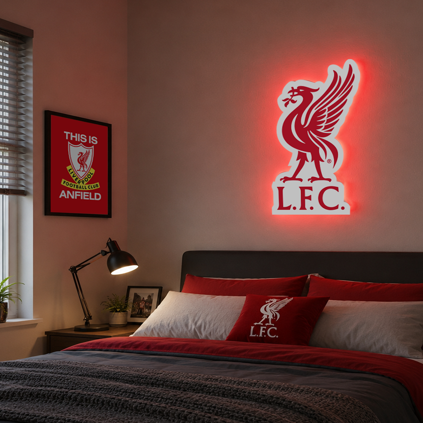 Liverpool Liver Bird LED Backlit WallLite