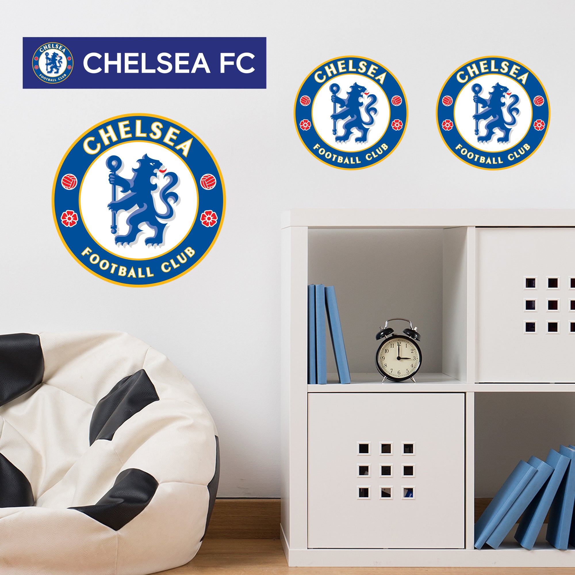 Small Chelsea Sticker Chelsea Football Club Decal Sticker Set – www.themed.co.uk