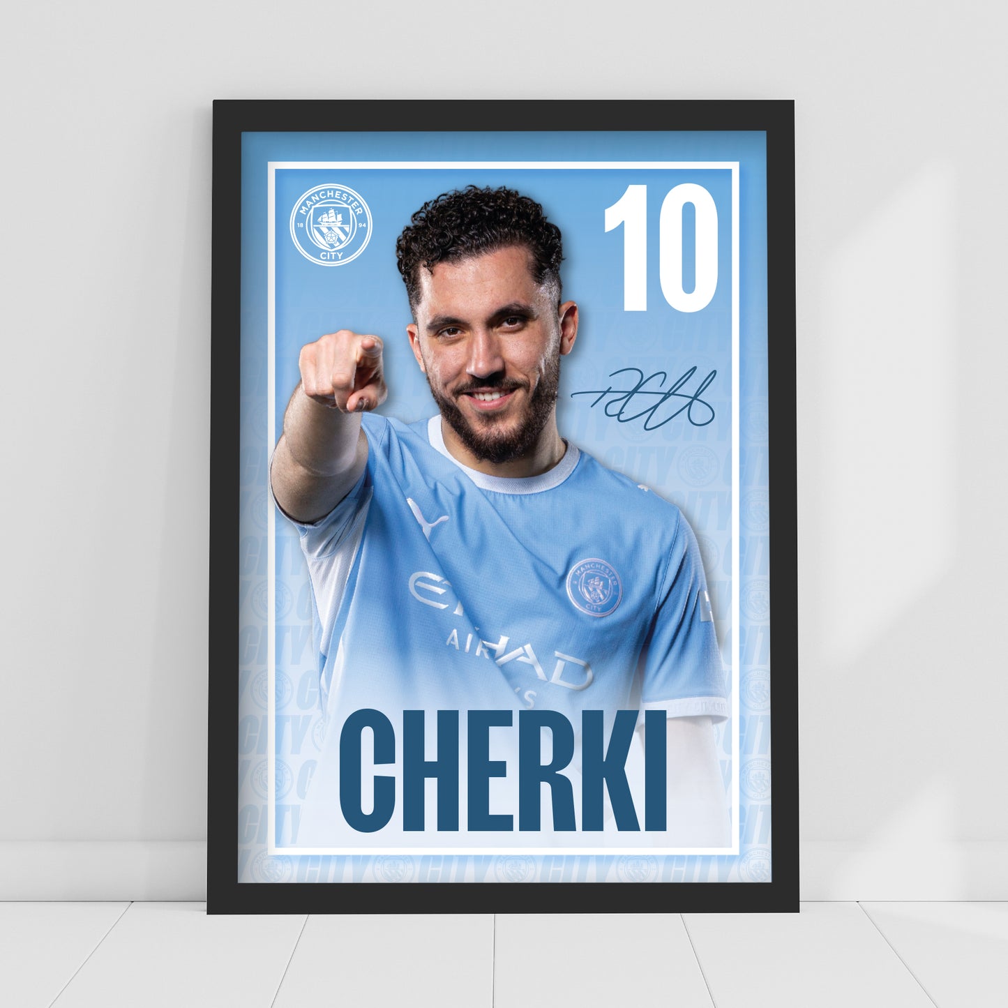 Manchester City Print - Cherki Core 26/27 Player Poster