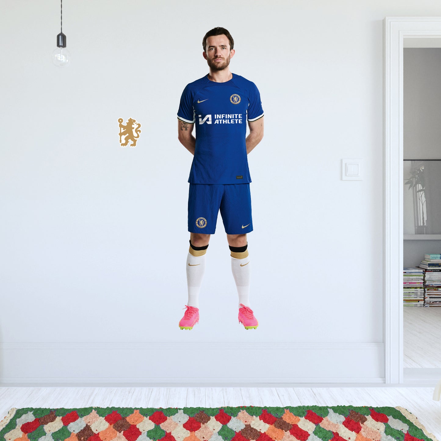 Chelsea FC - Ben Chilwell 23/24 Player Wall Sticker + CFC Decal Set