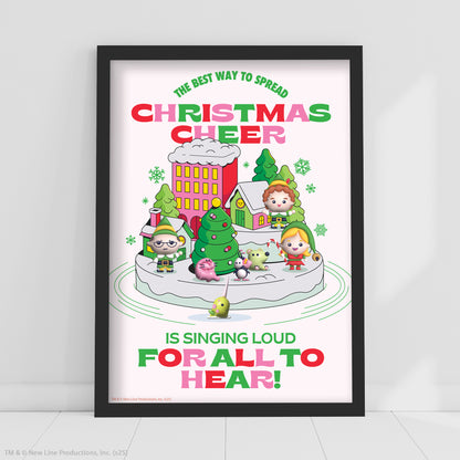 Elf Print – Christmas Cheer Poster Wall Art