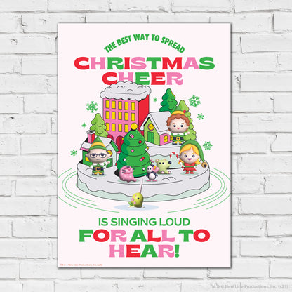 Elf Print – Christmas Cheer Poster Wall Art