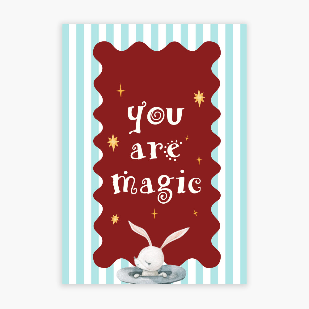 Circus Print - You are Magic Poster Wall Art