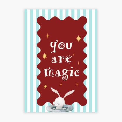 Circus Print - You are Magic Poster Wall Art
